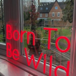 Born To Be Wild LED Neon Sign